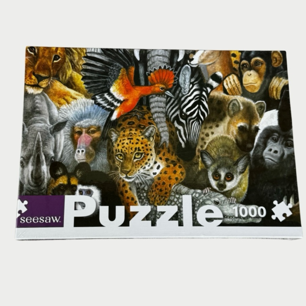 1000 Piece Puzzle Safari Theme